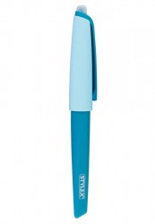 Roller gel cu functie de stergere Stylex mina albastra 0.7 mm, corp bleu