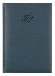 Agenda datata A5 2023 Stylex coperta buretata, 400 pagini, bleumarin, limba germana