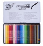 Creioane colorate acuarela JOLLY- cutie metalica 36 culori
