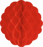 Decoratiune HoneyComb-tissue paper-20 cm-2 bucati/set -rosu