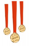 Set 6 medalii aurii 3.5 cm