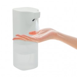 Dispenser automat cu senzor Wedo pentru dezinfectant lichid, alb, 350 ml