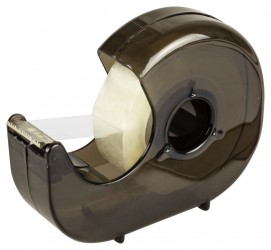 Dispenser TOP cu banda adeziva 18x33 transparent negru
