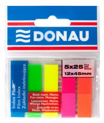 Index plastic 5 culori/set 