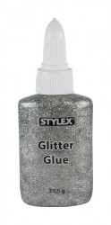 Lipici cu glitter Stylex argintiu 37.5 gr