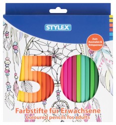 Set 50 creioane colorate Stylex 