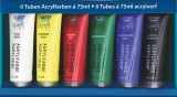Acuarele acrilice Stylex 6 culori