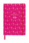 Carnet cartonat 14.8 x 21 cm Stylex -roz