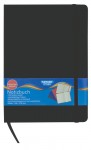 Carnet cartonat 14.8 x 21 cm Stylex negru