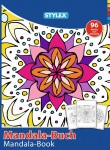 Carte de colorat Mandala A4 pentru adulti -model 1