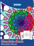 Carte de colorat Mandala A4 pentru adulti -model 2