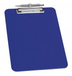 Clipboard Wedo A4, simplu albastru, cu suport pentru pix
