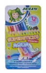 Creioane colorate acuarela JOLLY- cutie metalica 12 culori
