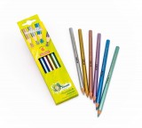 Creioane colorate metalizate  JOLLY