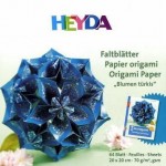 Hartie pentru origami albastru 20 x20 cm