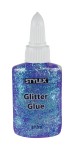 Lipici cu glitter Stylex albastru 37.5 gr