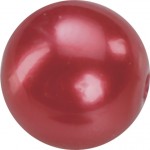 Perle din sticla 8mm 25 piese-rosii