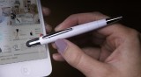 Pix Wedo Touch Pen Mini, 10 cm, alb lacuit