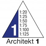 Scarar arhitect  Wedo  1:20 1:25 1:50 1:75 1: 100 1: 125