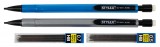 Set 4 piese Stylex creion mecanic cu radiera 0.5 mm si 0.7 mm si 2 mine 