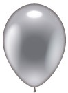 Set 8 baloane argintii-75 cm-aer/heliu