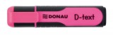Textmarker fluorescent Donau 1-5mm roz
